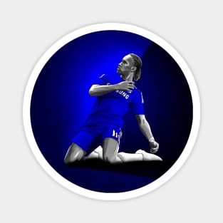 Didier Drogba - Chelsea Premier League Football Artwork Magnet